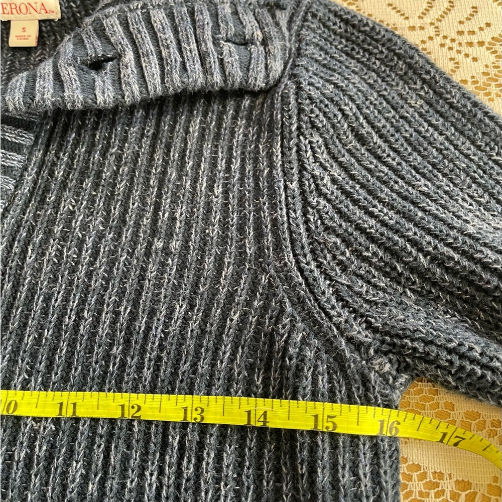 Merona Gray Ribbed Cardigan Sweater - Picture 10 of 14